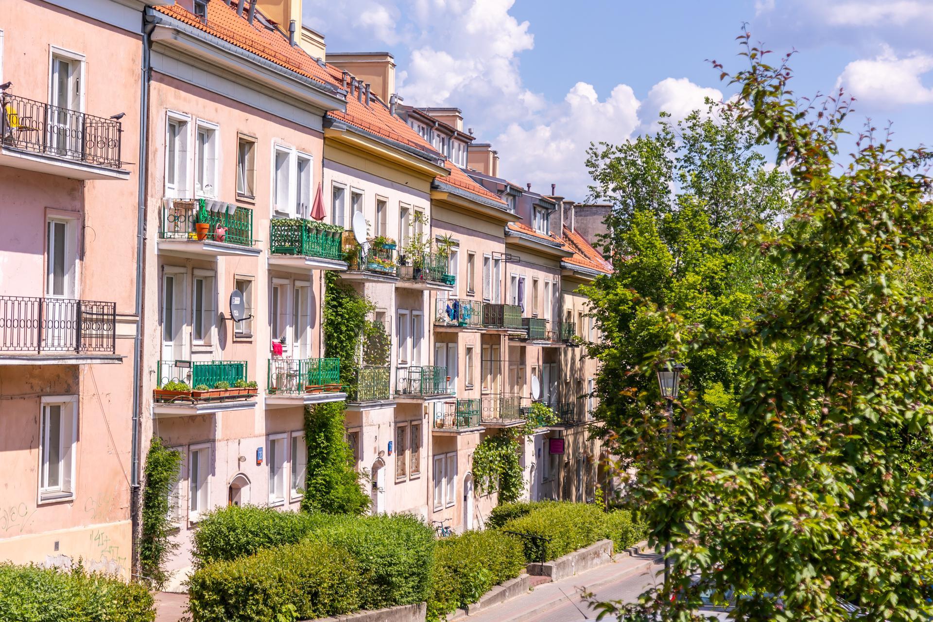 Mariensztat w Warszawie - zdjęcia. Niewykorzystany potencjał w centrum miasta