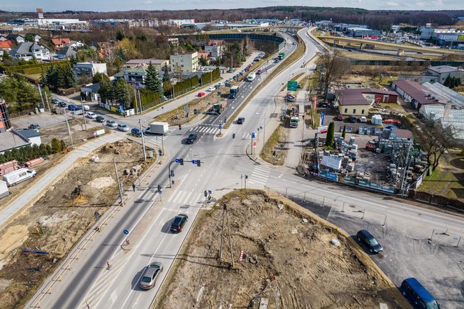 Prace nad budową obwodnicy Zabierzowa - marzec 2025 