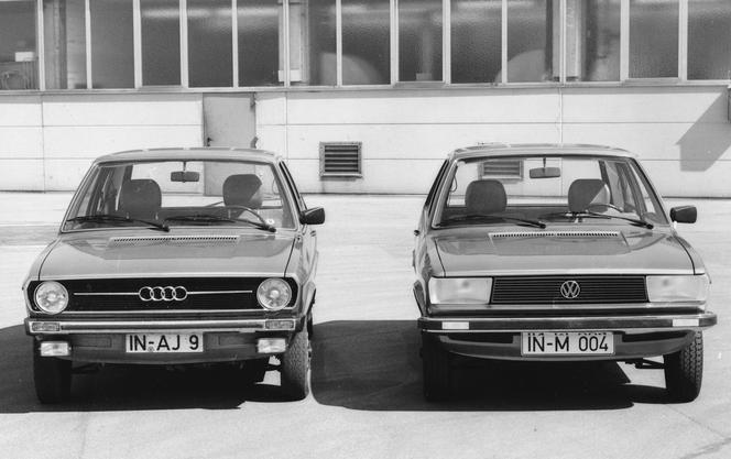 Audi 50 to mały samochód produkowany w latach 70. 