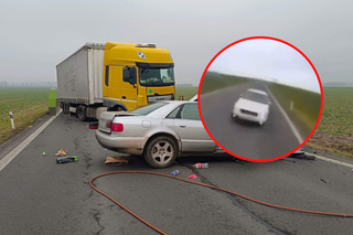 Tak wygląda osobówka po czołowym zderzeniu z samochodem ciężarowym! Śmiertelny wypadek na Słowacji
