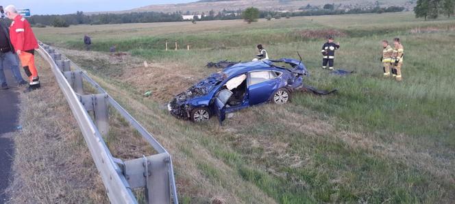 Chabielice Kolonia. W wypadku zginął 24-latek. Jeden z nastolatków walczy o życie! [FOTO]