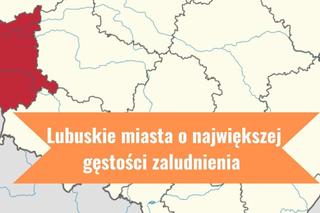 Te lubuskie miasta mają największą gęstość zaludnienia