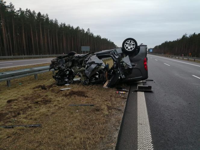 Po wypadku zablokowana S7 w kierunku Ostródy! Jedna osoba ranna [ZDJĘCIA]