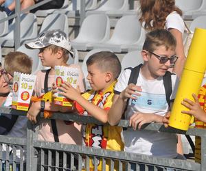 Korona Kielce - Cracovia. Zdjęcia kibiców podczas meczu. 10 sierpnia 2024