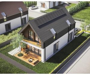 Dom mieszkalny jednorodzinny na wąską działkę o powierzchni 150 m²
