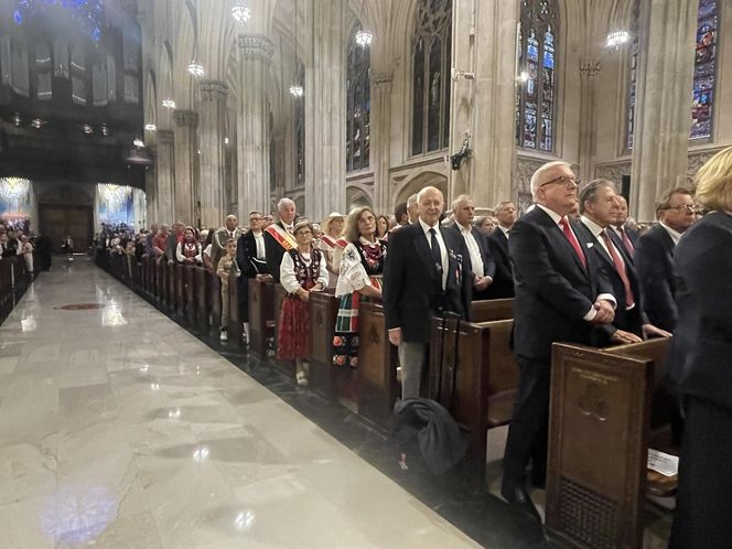 Uroczysta msza przed 88. Paradą Pułaskiego w NY