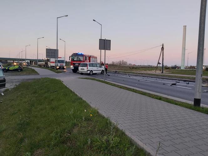 Gorzów: Było groźnie... zderzenie samochodu z motocyklem na Kasprzaka 