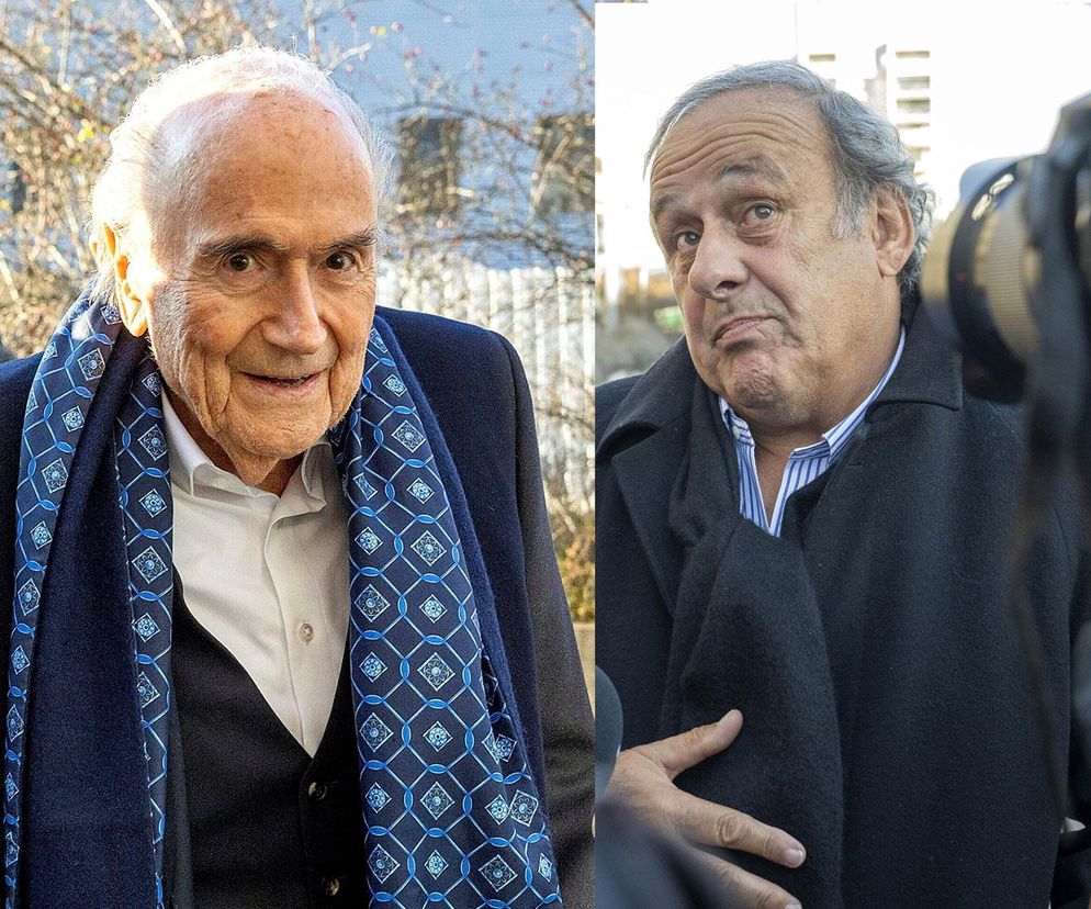 Michel Platini & Sepp Blatter