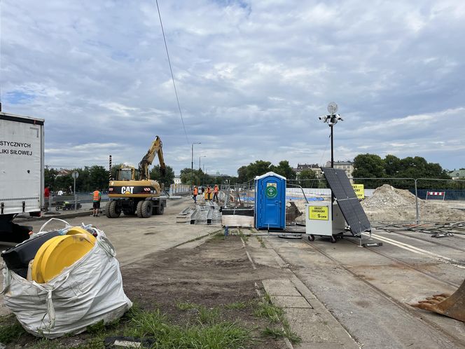Remont mostu Grunwaldzkiego w Krakowie