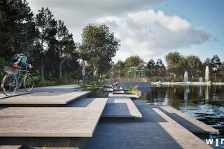 Wizualizacja Centrum Rekreacji Wodnej w Baszni Górnej