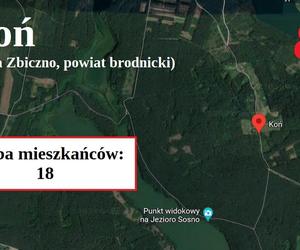 Te wsie Kujawsko-Pomorskiego liczą najmniej mieszkańców