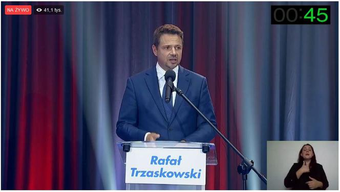 Debata prezydencka - Rafał Trzaskowski