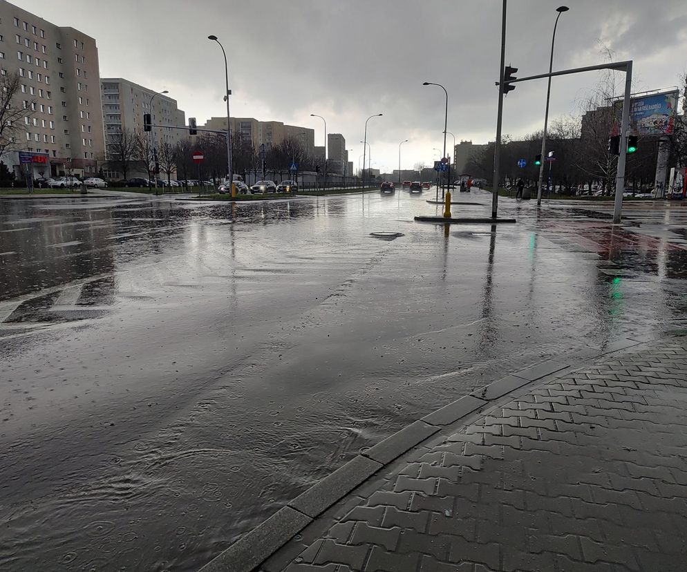 Załamanie pogody z opadami deszczu
