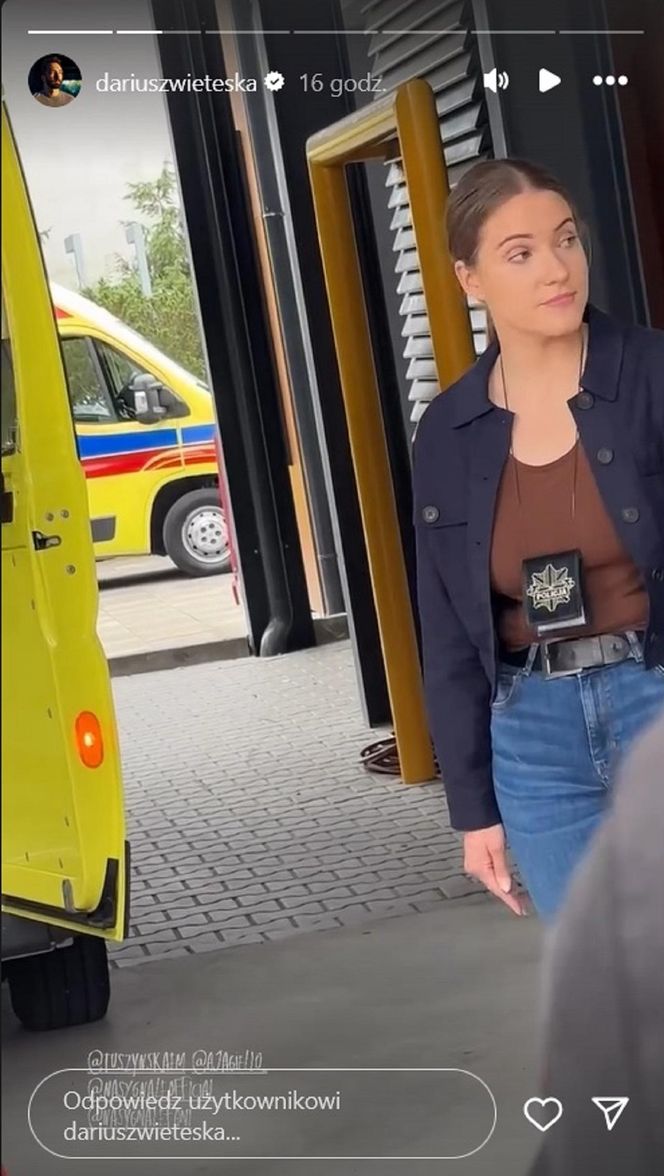 Na sygnale nowy sezon. Inspektor Urszula Krzaklewska (Małgorzata Tuszyńska) na planie