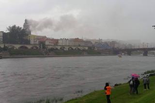 Pożar katedry Gorzów