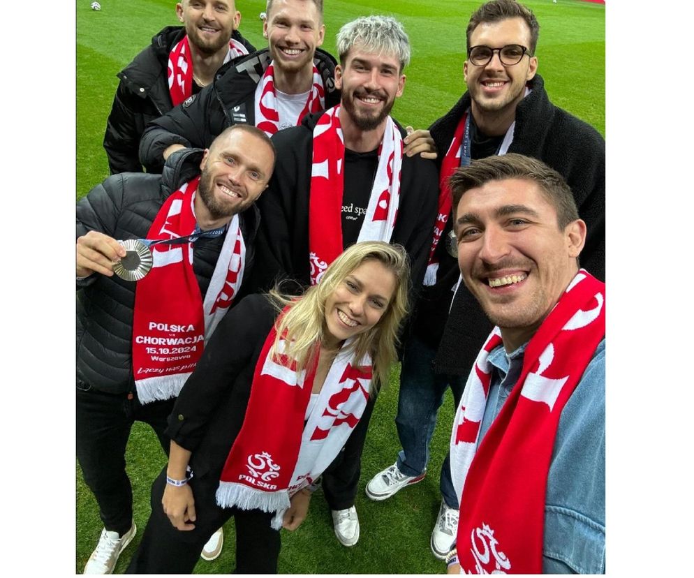 Siatkówka, wspinaczka, siatkarze, Ola Mirosław, Stadion Narodowy