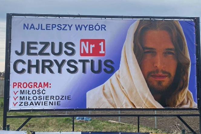 Jezus na banerze