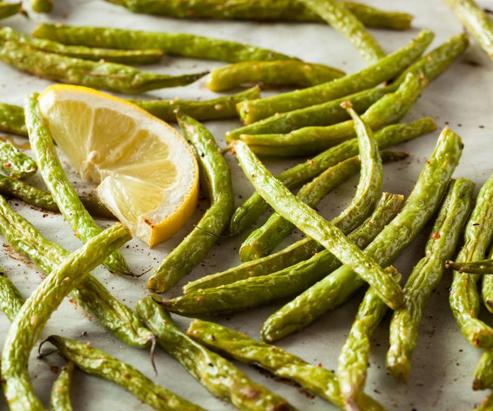 Fasolka szparagowa zapiekana w marynacie musztardowej 