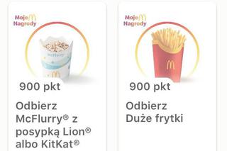 Darmowe jedzenie w McDonald's! Ile trzeba uzbierać punktów?