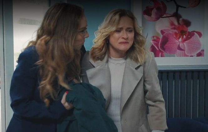 M jak miłość odc. 1877. Julia (Marta Chodorowska), Sylwia (Hanna Turnau)