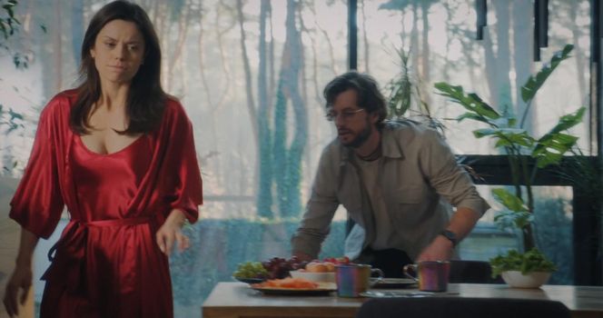 M jak miłość odc. 1867. Kasia (Paulina Lasota), Mariusz (Mateusz Mosiewicz)