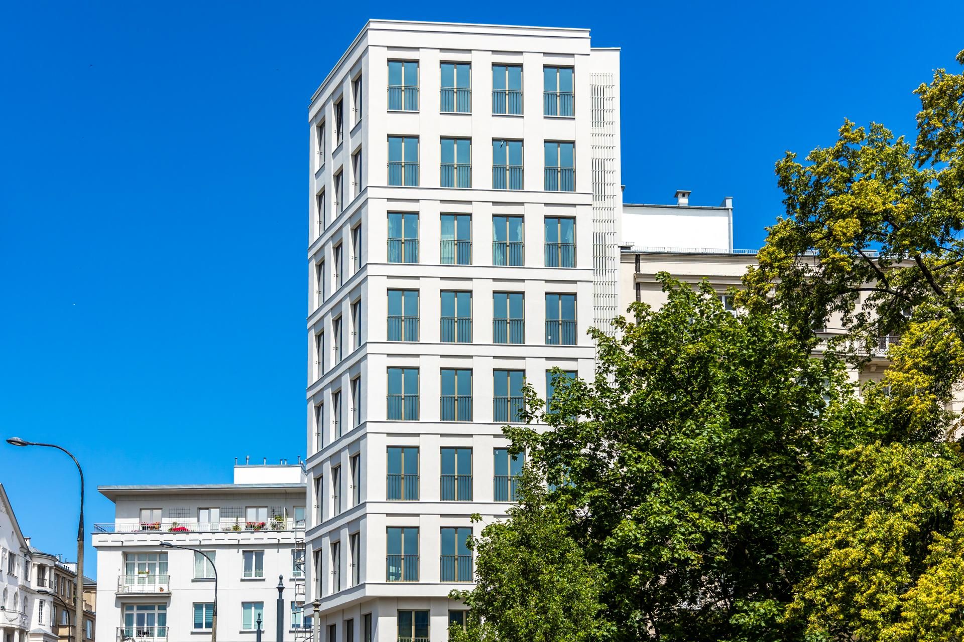 Dawny „szkieletor” przy placu Politechniki 4 w Warszawie