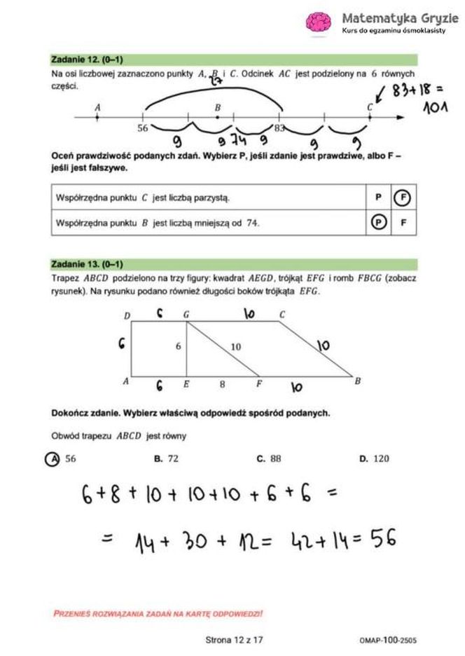  Egzamin ósmoklasisty matematyka 2025: ODPOWIEDZI, arkusze CKE [14.05.2025]