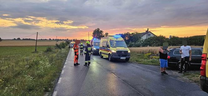 Czołowe zderzenie dwóch osobówek w Dobrzejewicach pod Toruniem! Nie żyje 69-letnia kobieta