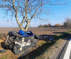 Tragiczny wypadek pod Inowrocławiem. Mateusz nie miał żadnych szans