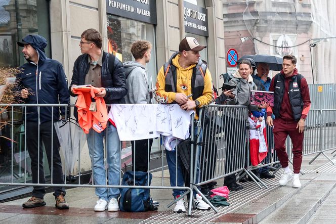 Piłkarze wyjechali na mecz Polska - Litwa