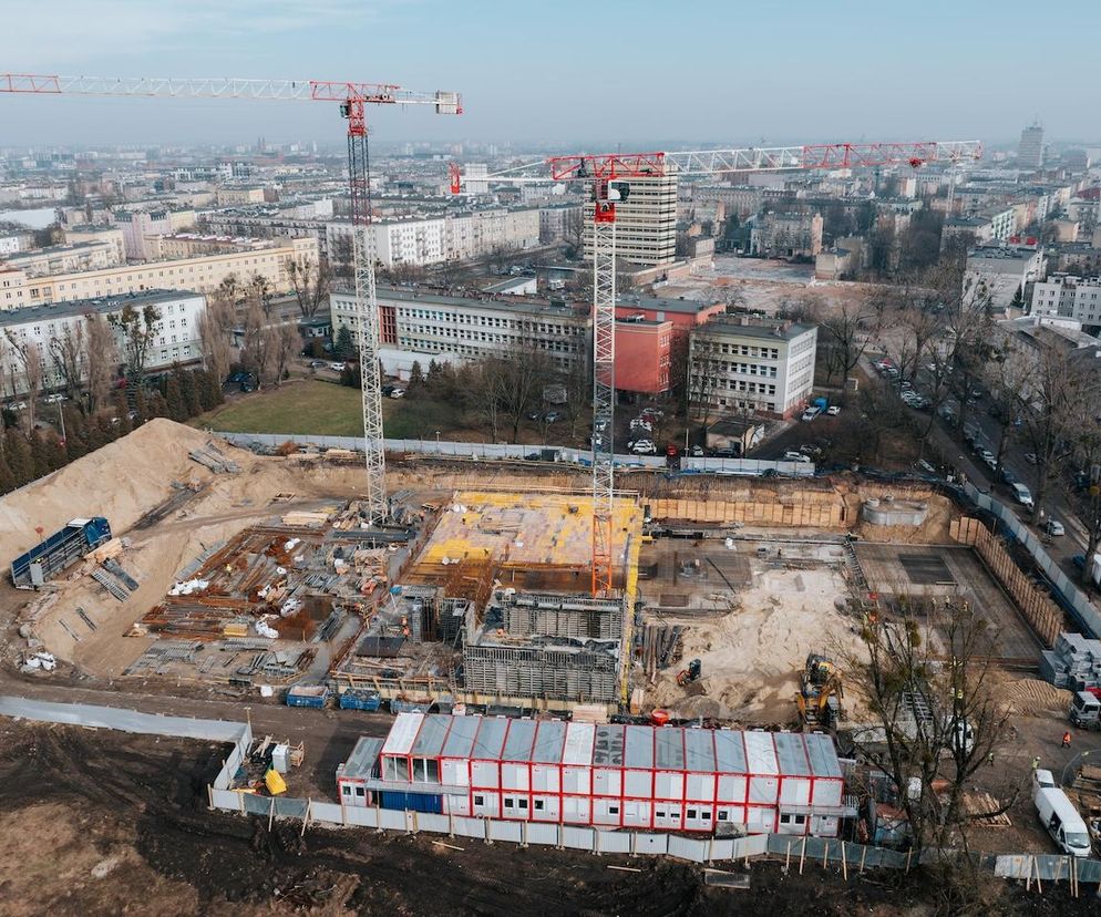 Budowa Sądu Rejonowego w Łodzi. Jak przebiegają prace nad największym gmachem w Polsce? 