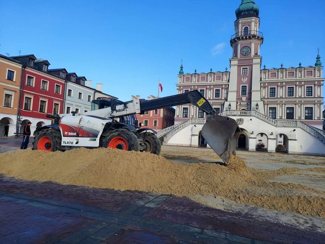 Budowa lodowiska w Zamościu