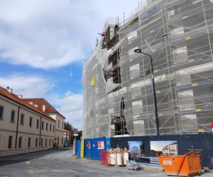 Villa Bogoria w Warszawie podczas budowy