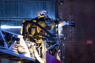 Pożar w Poznaniu na Podolanach