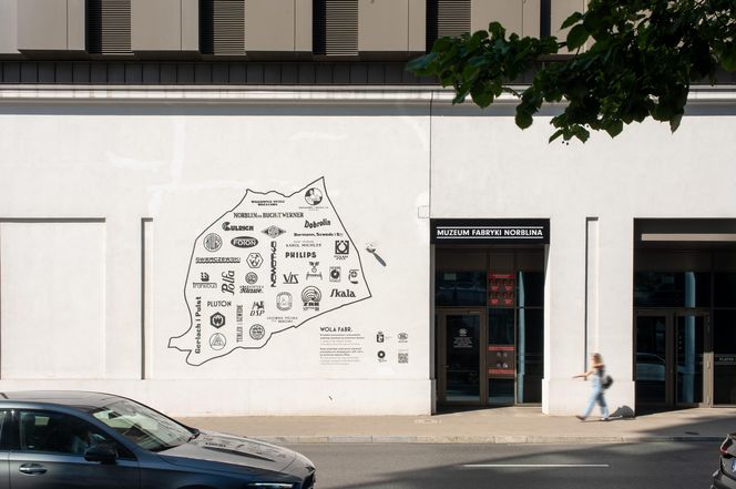 Nowy mural na terenie Fabryki Norblina. Upamiętnia przemysłowe korzenie dzielnicy