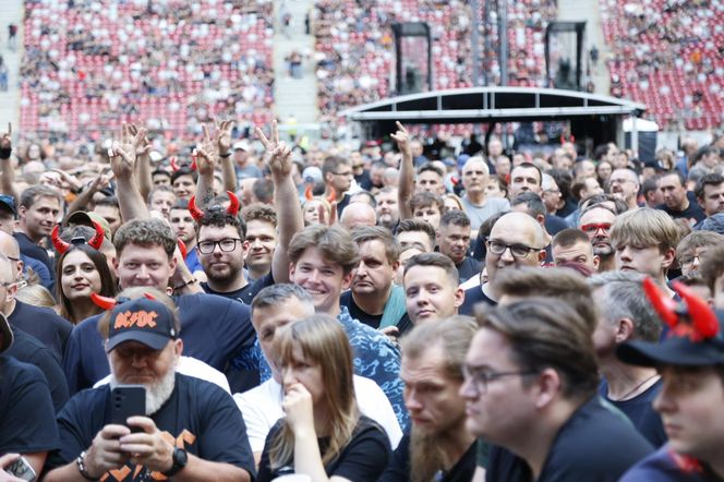 Koncert AC/DC w Warszawie (4.07.2025) - część pierwsza. Organizatorem koncertu jest Live Nation