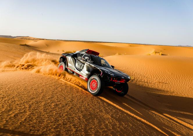 Audi RS Q e-tron testowane w Maroku
