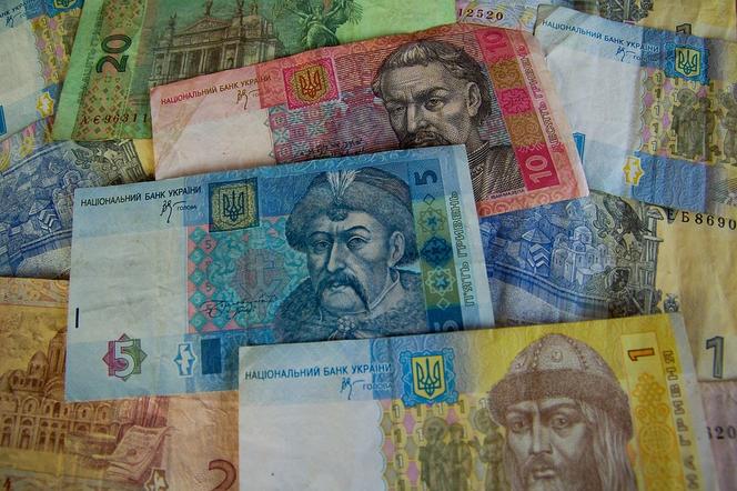 hrywna, pieniądze, banknoty, Ukraina