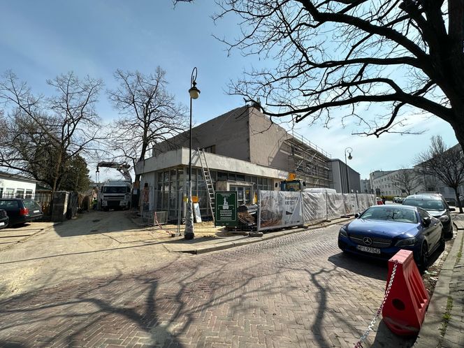 Przebudowa kina Tęcza (marzec 2025)