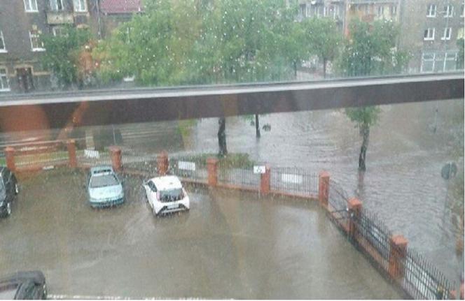 Borowskiego po deszczach