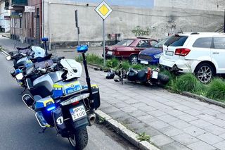 Pościg za motocyklem w centrum Piły