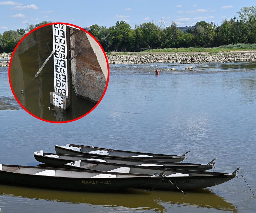 Alarm! Wisła wysycha na naszych oczach! Katastrofalny poziom wody w Warszawie