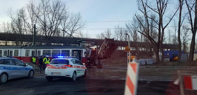 Wypadek zabytkowego tramwaju w Nowej Hucie