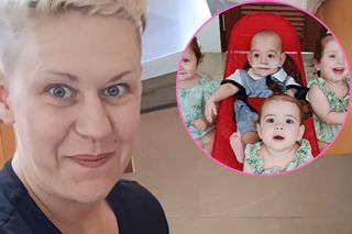 Rodzina pięcioraczków z Horyńca na nowym zdjęciu. Dziewczyny są szybkie i ciche jak ninja