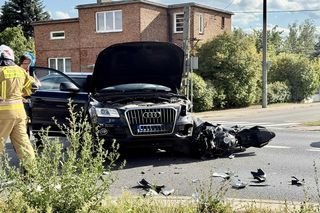 22-letnia kobieta na skuterze potrącona przez samochód