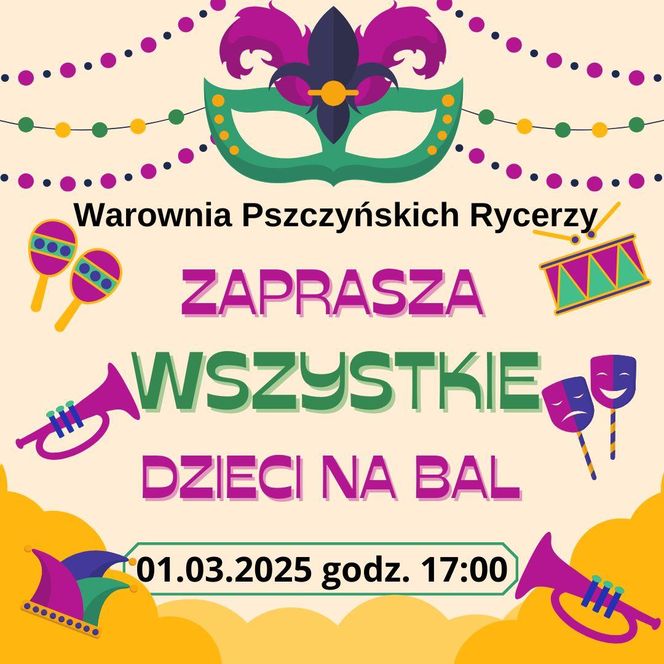 Karnawałowy Bal dla Najmłodszych w Warowni Pszczyńskich Rycerzy