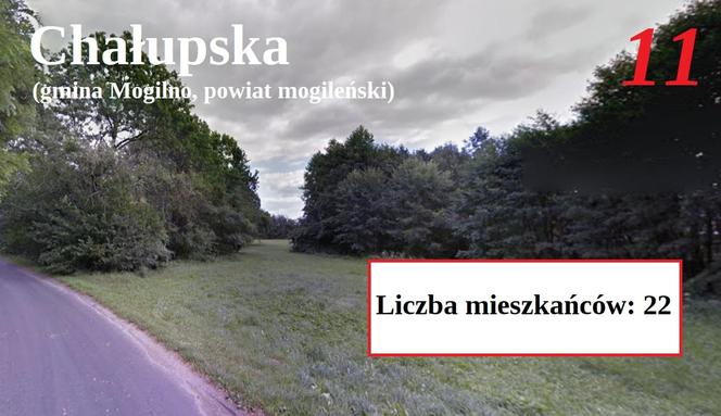 Te wsie Kujawsko-Pomorskiego liczą najmniej mieszkańców