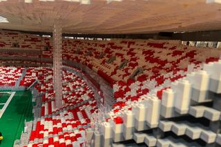 Stadion PGE Narodowy z klocków LEGO