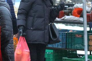 Małgorzata Tusk na bazarku