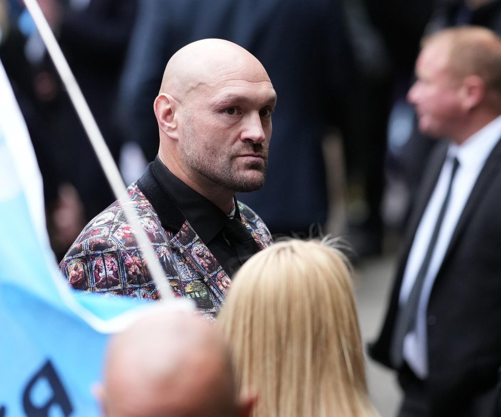 Tyson Fury na pogrzebie Ricky'ego Hattona